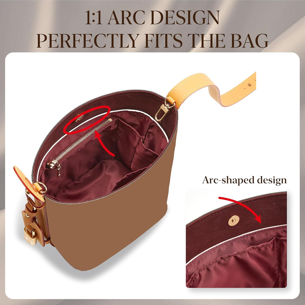 Doxo DupontPaper Purse Insert for LV All In BB, Lightweight with Zipper
