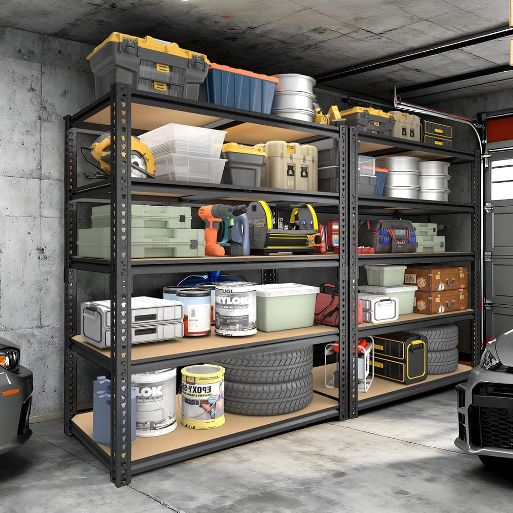 Garage Racks for Storage，5-Tier Adjustable Garage Shelving Storage Shelves,24...