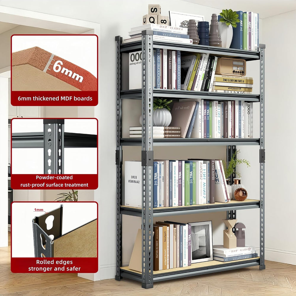 72" H ×46" W × 20" D Extra Wide Garage Shelving 3000 LBS Heavy...