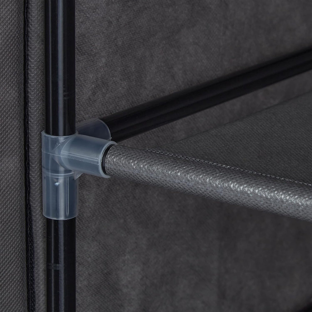 Relaxdays Shoe Cupboard, 30 Pairs of Footwear, Magnetic Doors, Plug-in System...