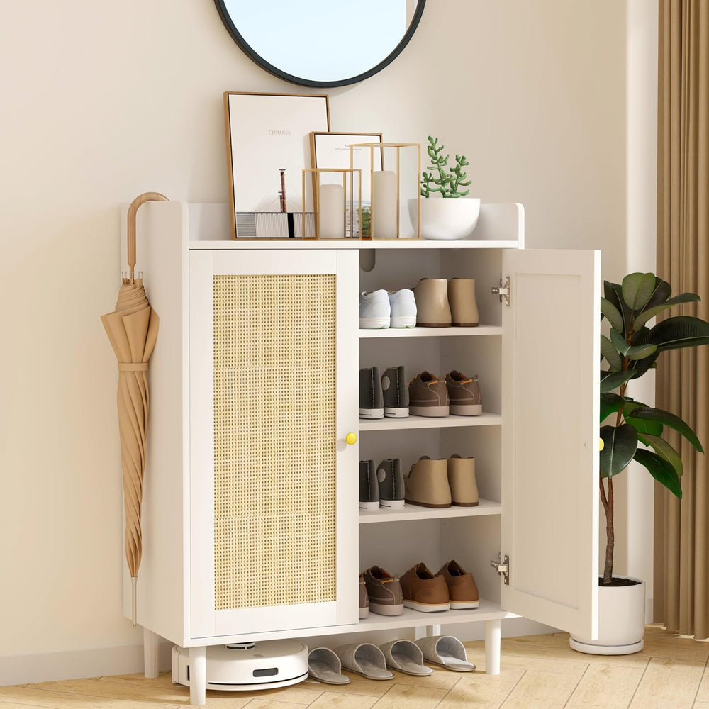 Shoe Rack,Shoe Storage,Rattan Shoe Cabinet for Entryway,Shoe Storage Cabinet ...