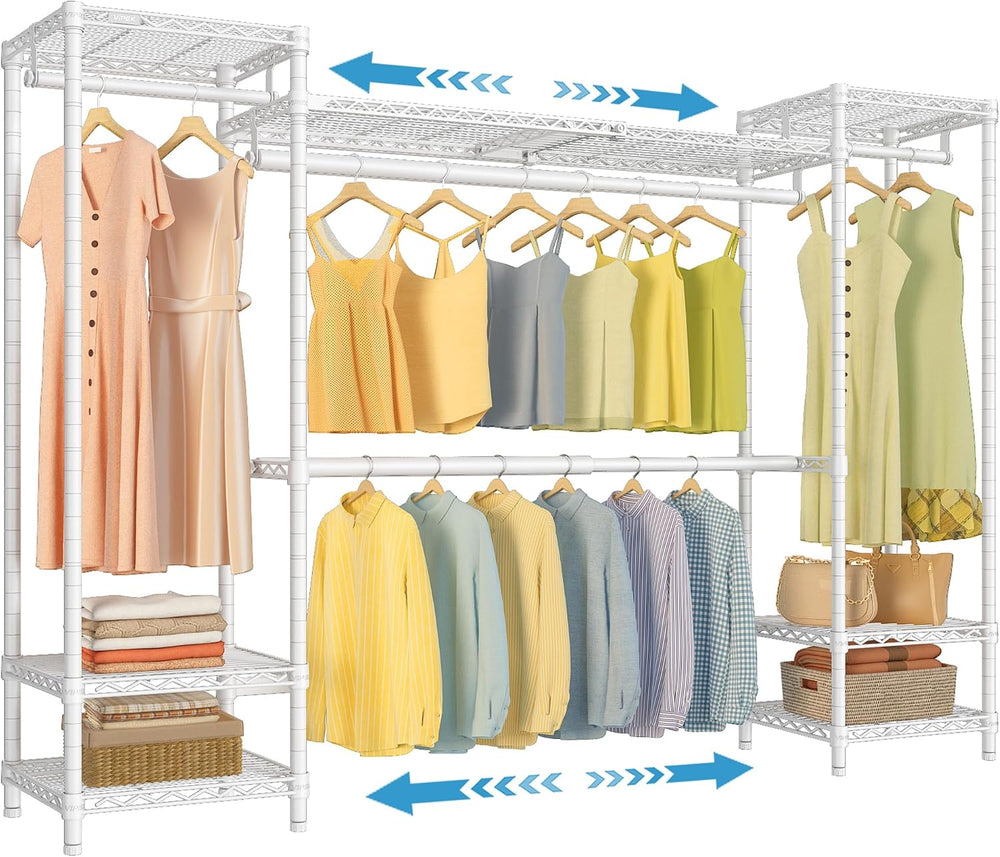 VIPEK X30 Expandable Clothes Rack Adjustable from 5' to 6'11", 9...