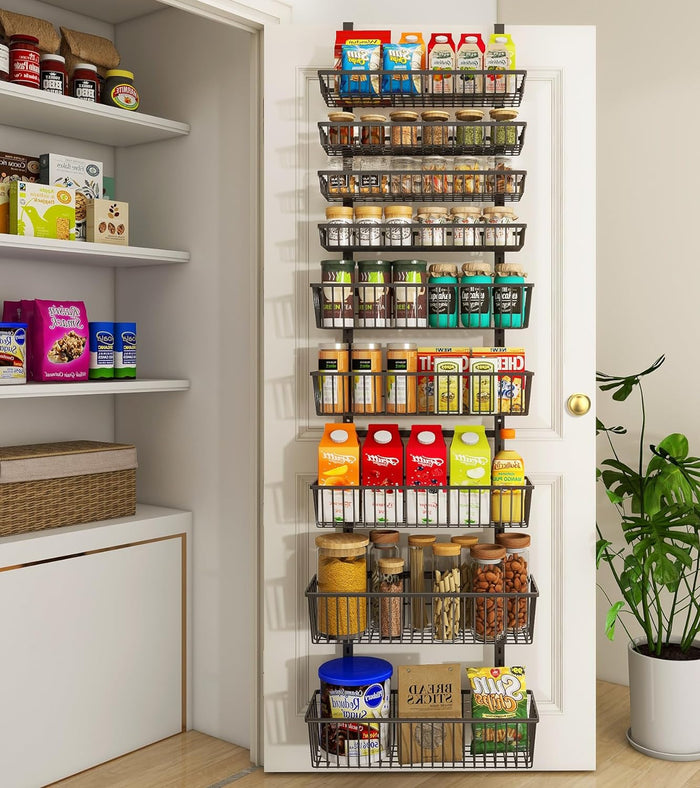 9-Tier Over The Door Pantry Organizer, Pantry Storage and Organization