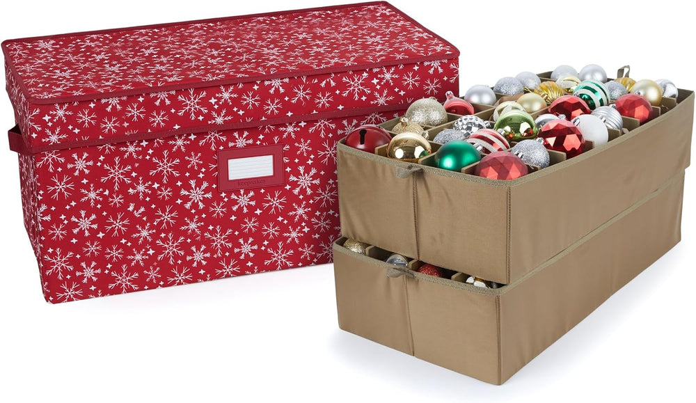 Covermates Adjustable Ornament Storage Box, 25.5" W x 13" D x 12.5&...