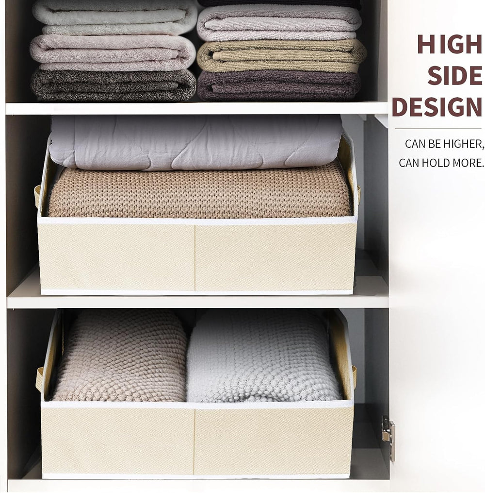 Homsorout Closet Organizers and Storage Bins - Large Fabric Storage Bins, Dec...