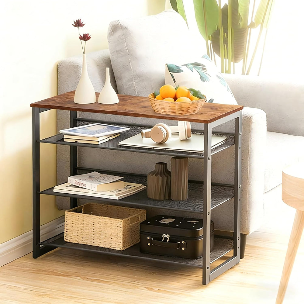 Garden 4 you Shoe Rack for Entryway 4 Tiers 11.8" D x 25" W x 28&qu...