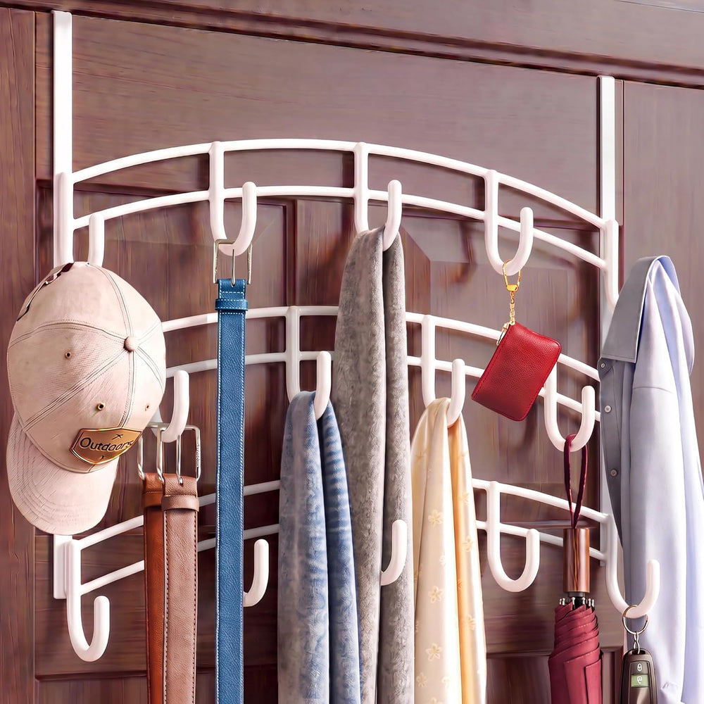 LYNK Professional® Home™ Over the Door Hooks - 14 Hook – Over the Door Coat R...