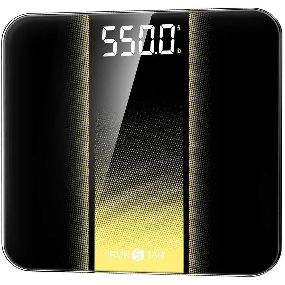 RunStar 14'' Scale for Body Weight 550 lb, Extra Wide, Big Numbers