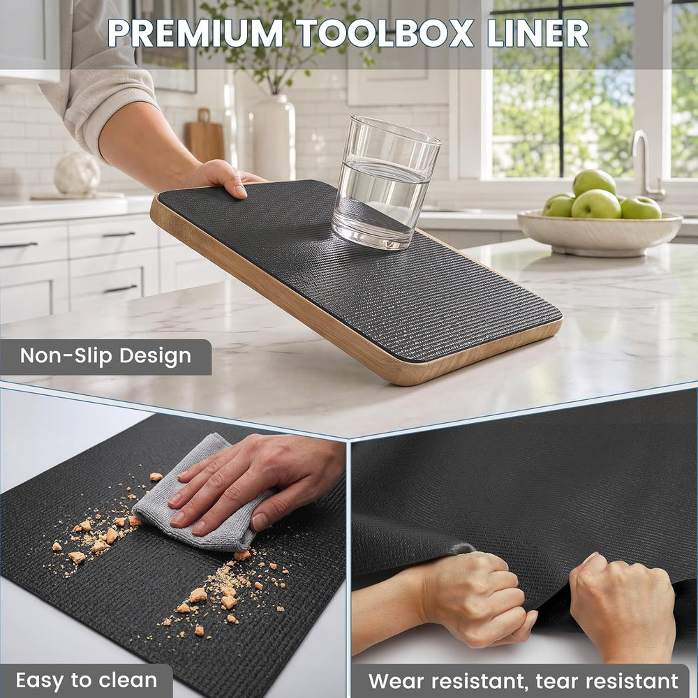 Toolbox Liner Mat, Non-Slip Drawer Shelf Liners 3mm Thick 30"x264" ...
