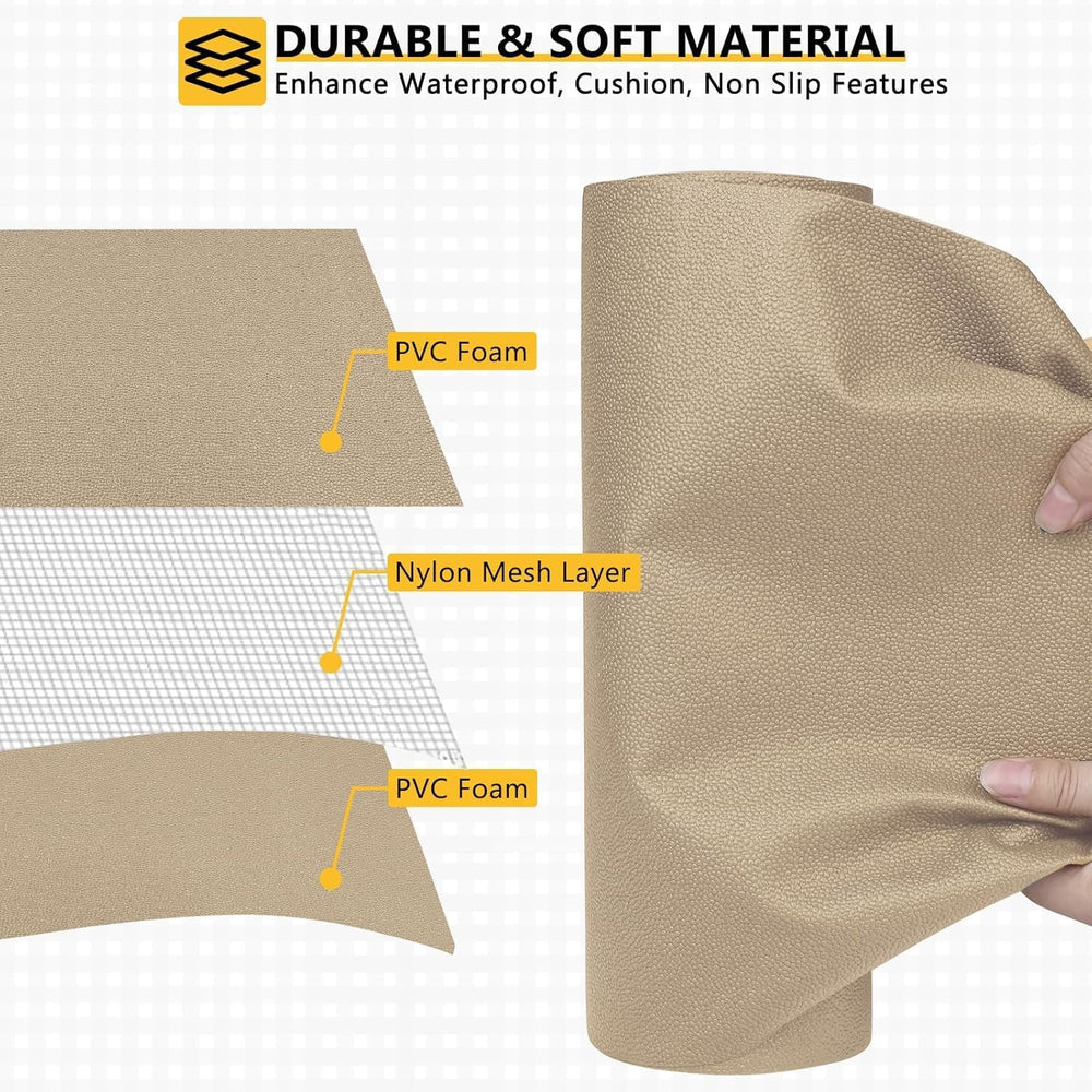 WochiTV Shelf Liner for Cabinets, Drawer Non Adhesive Non Slip Foam Mat for K...