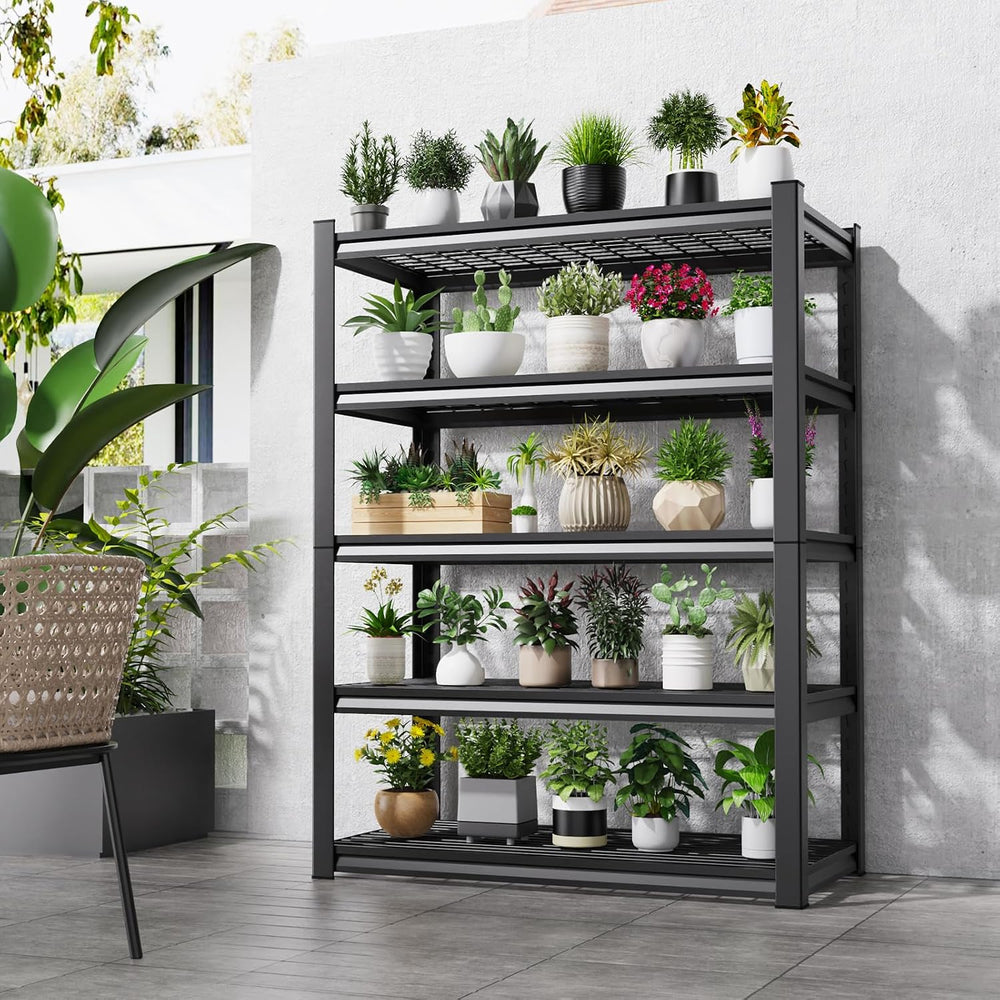 71"Hx35"Wx16"D Wire Garage Shelving-2500LBS 5 Tier Storage She...