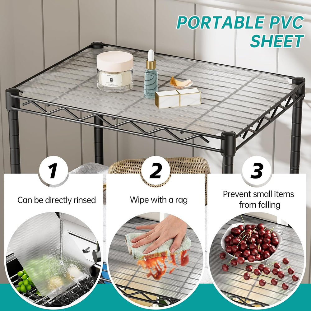 SINGAYE Small 5 Tier Shelves Wire Storage Shelving Adjustable Metal Shelf