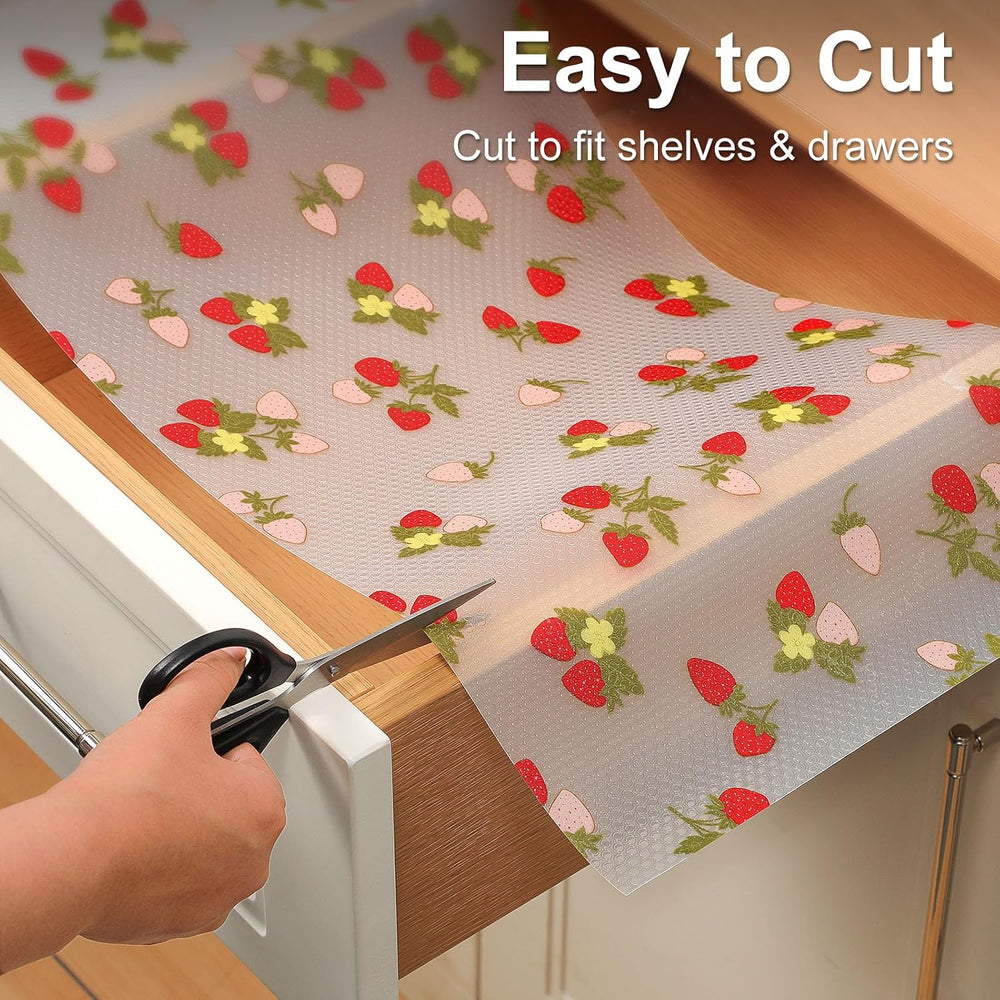 Cooyes Shelf Liner for Kitchen Cabinets Waterproof, 17.5"x240" Stra...