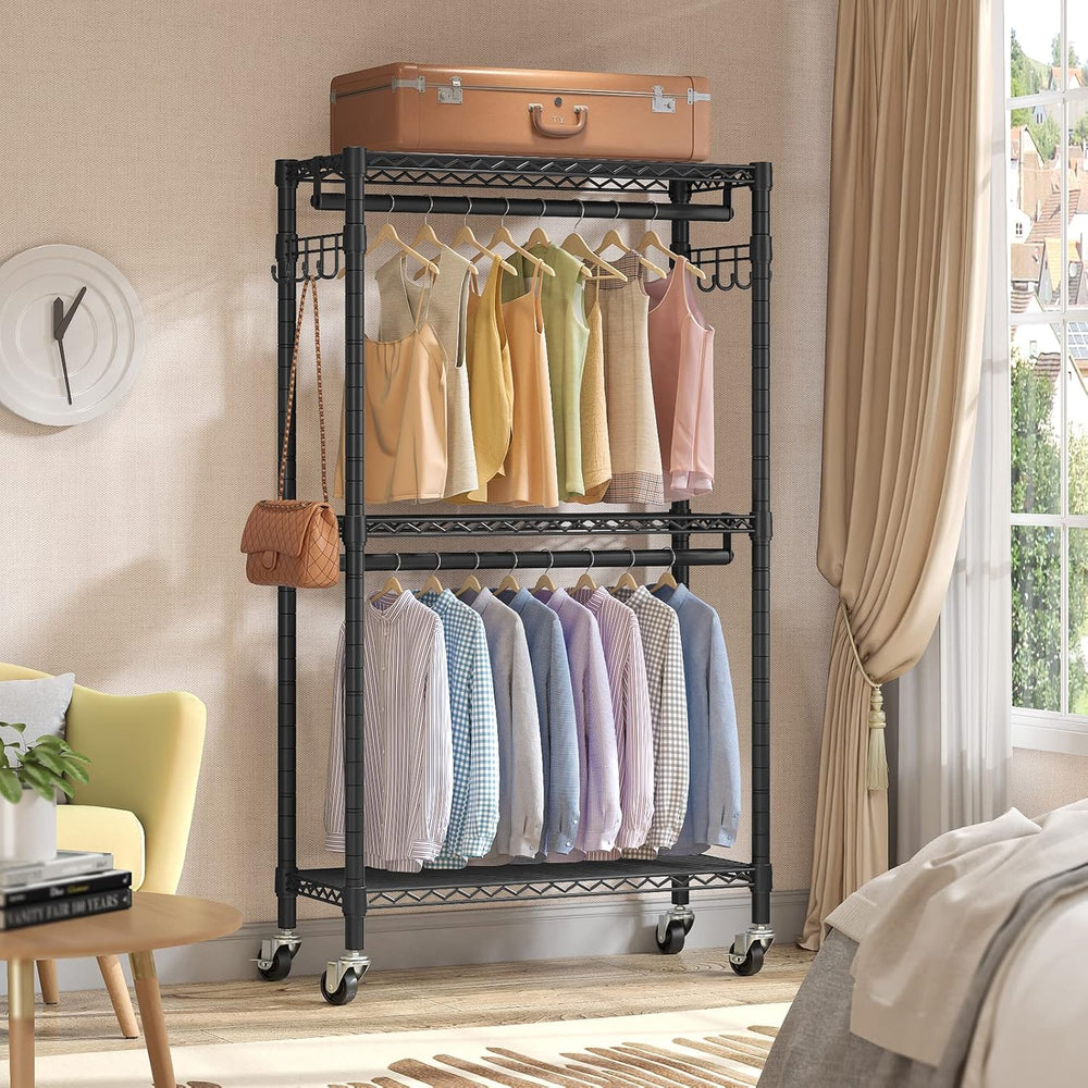 VIPEK R2 Medium Clothes Rack for Hanging Clothes Rolling Portable Closet
