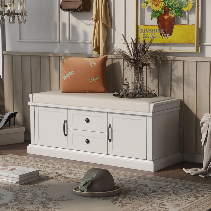 Storage Bench Entryway Bench Shoe Bench Storage Ottoman Cabinet