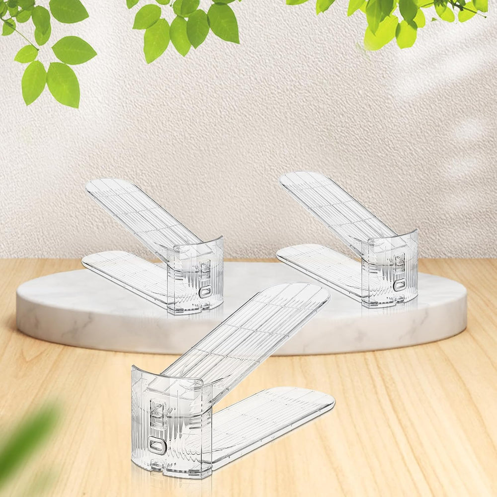 FENRUNXU Transparent Shoe Slots Organizer for Closet, 20 Pack Shoe Stacker Or...