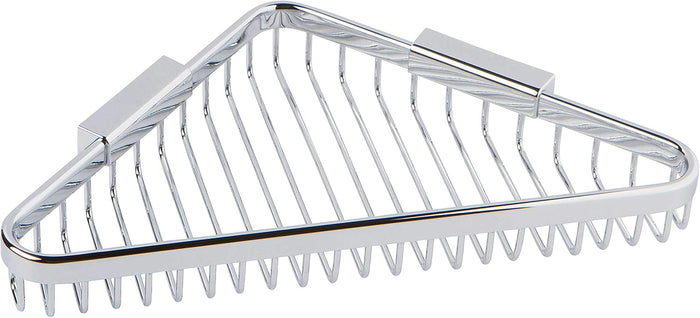 Ginger 554G/PC Hotelier 9" Corner Basket, Polished Chrome