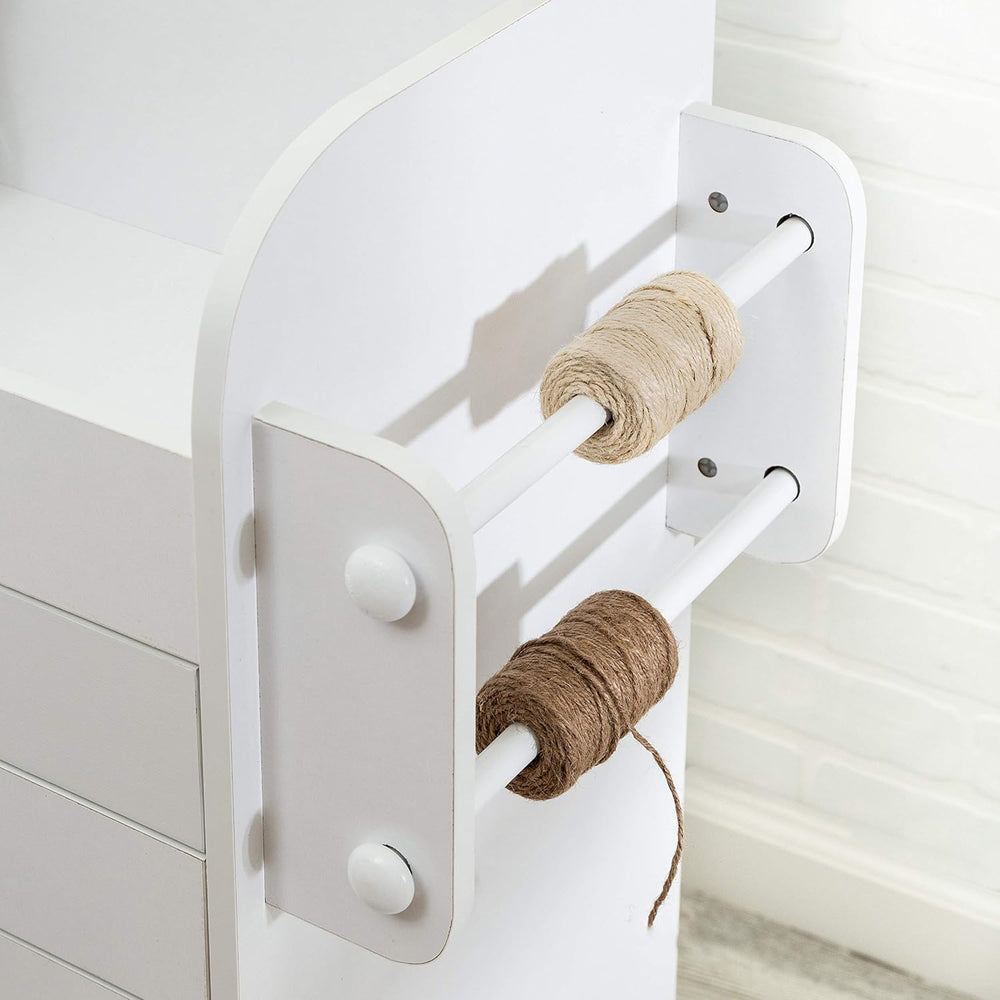 Honey-Can-Do Deluxe Rolling Craft Storage Cart with Locking Wheels | Organize...