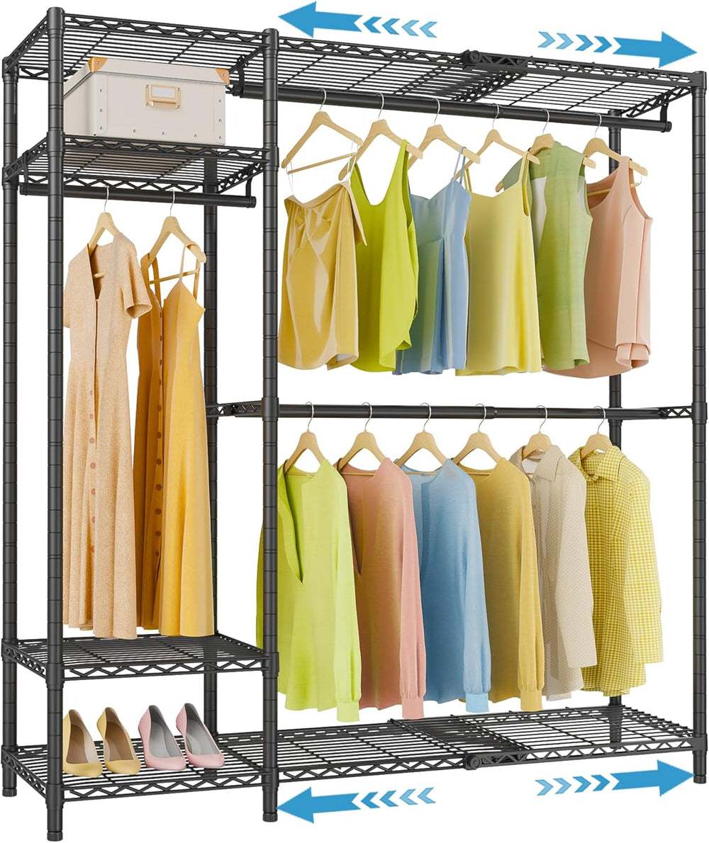 VIPEK X20 Expandable Metal Clothing Rack Adjustable from 3'3" to 4&#...