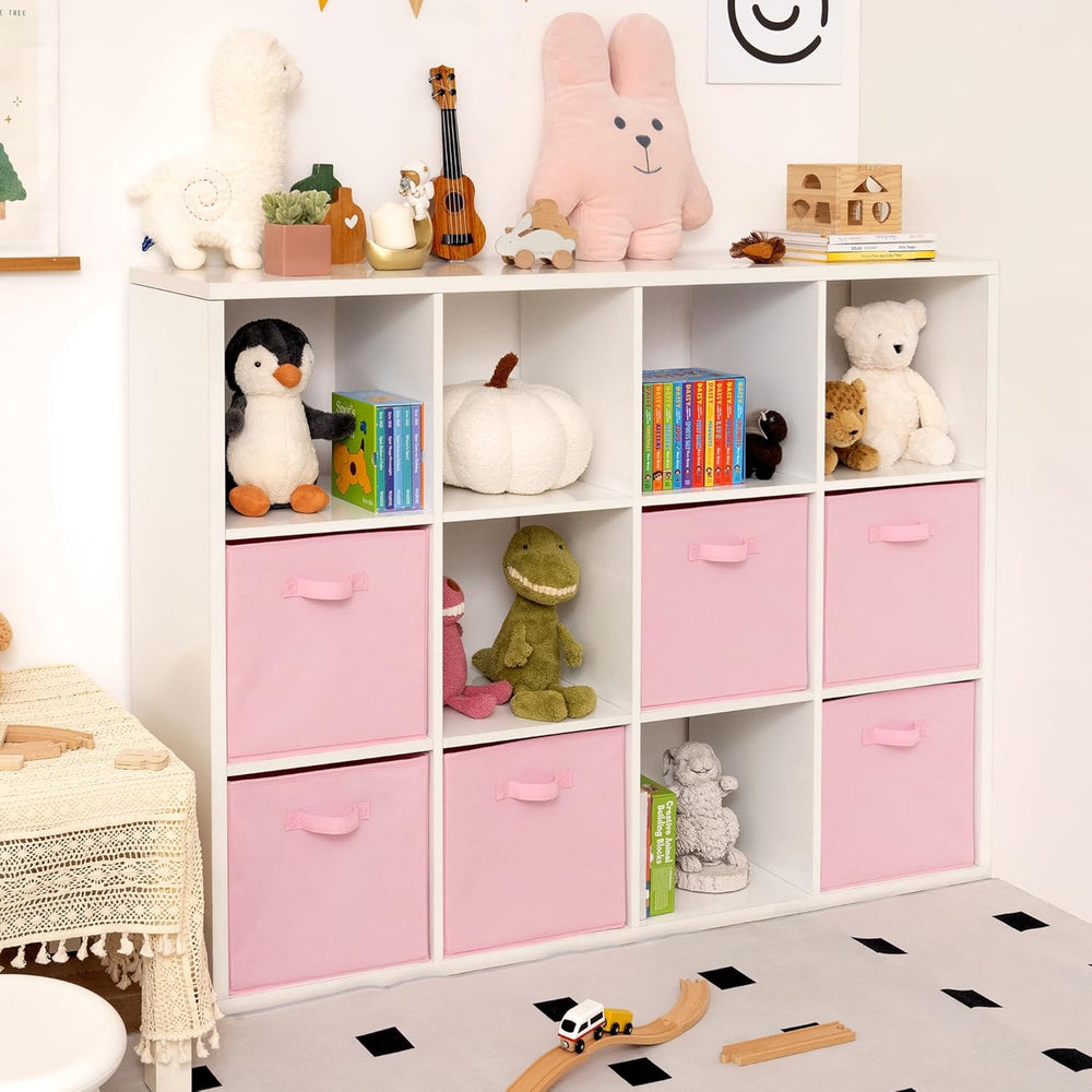 GRANNY SAYS 13x13 Cube Storage, Pink Storage Cube Organizer Bins, 6-Pack
