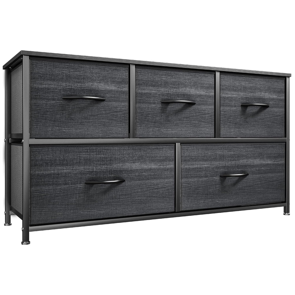 YITAHOME Dresser with 5 Drawers - Fabric Storage Tower, Organizer Unit for Be...