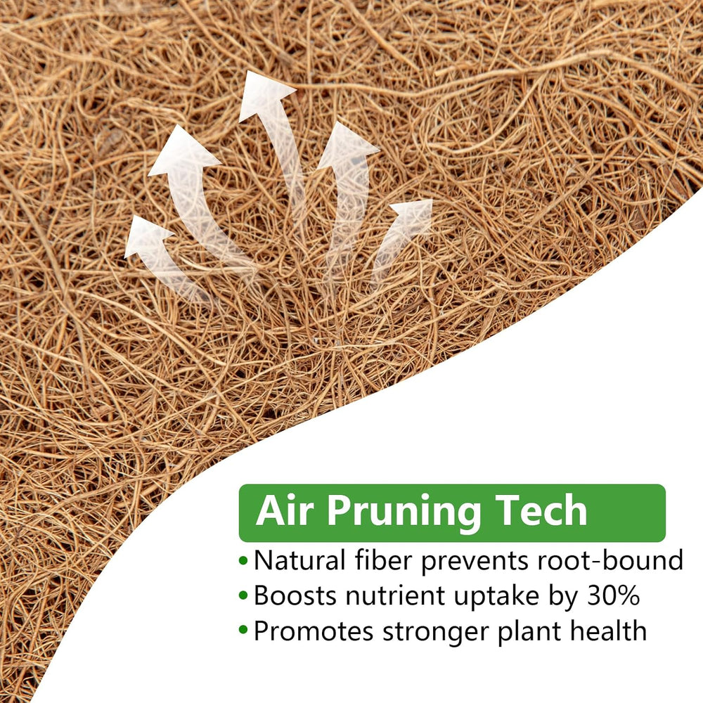 DUNCHATY 24 Inch Trough Coco Liners for Planters - 4 Pack Window Box Liners