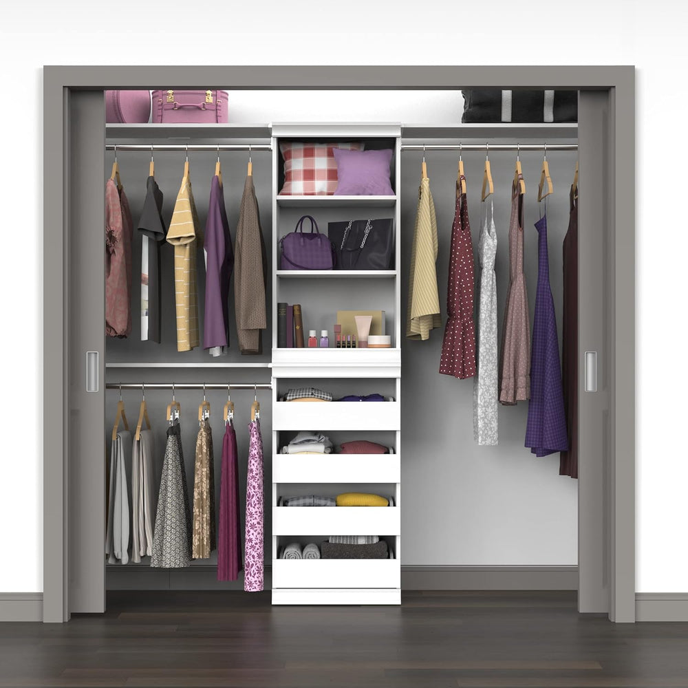 ClosetMaid Modular Closet Collection Shelf and Hang Rod Accessory Kit, 36-Inc...