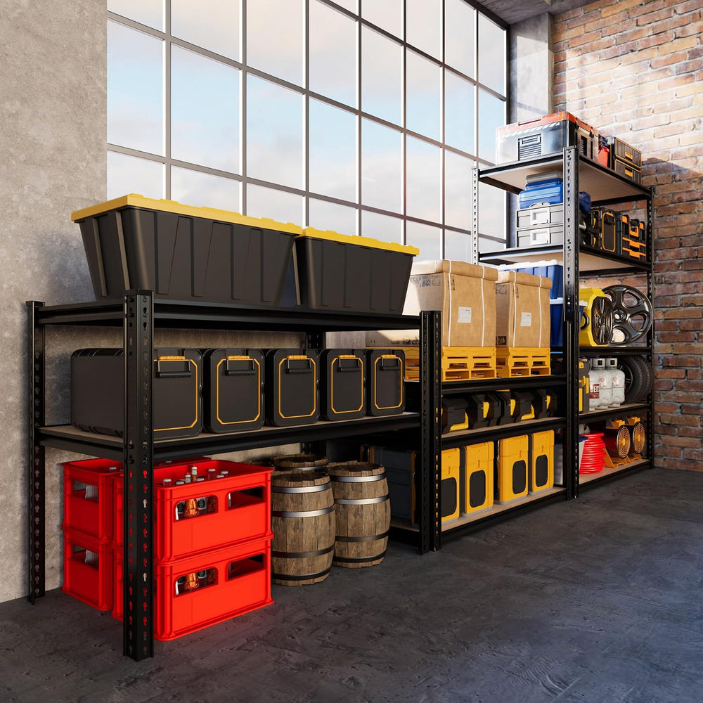 2025LBS Heavy Duty Garage Shelving 5-Tier Garage Storage Shelves