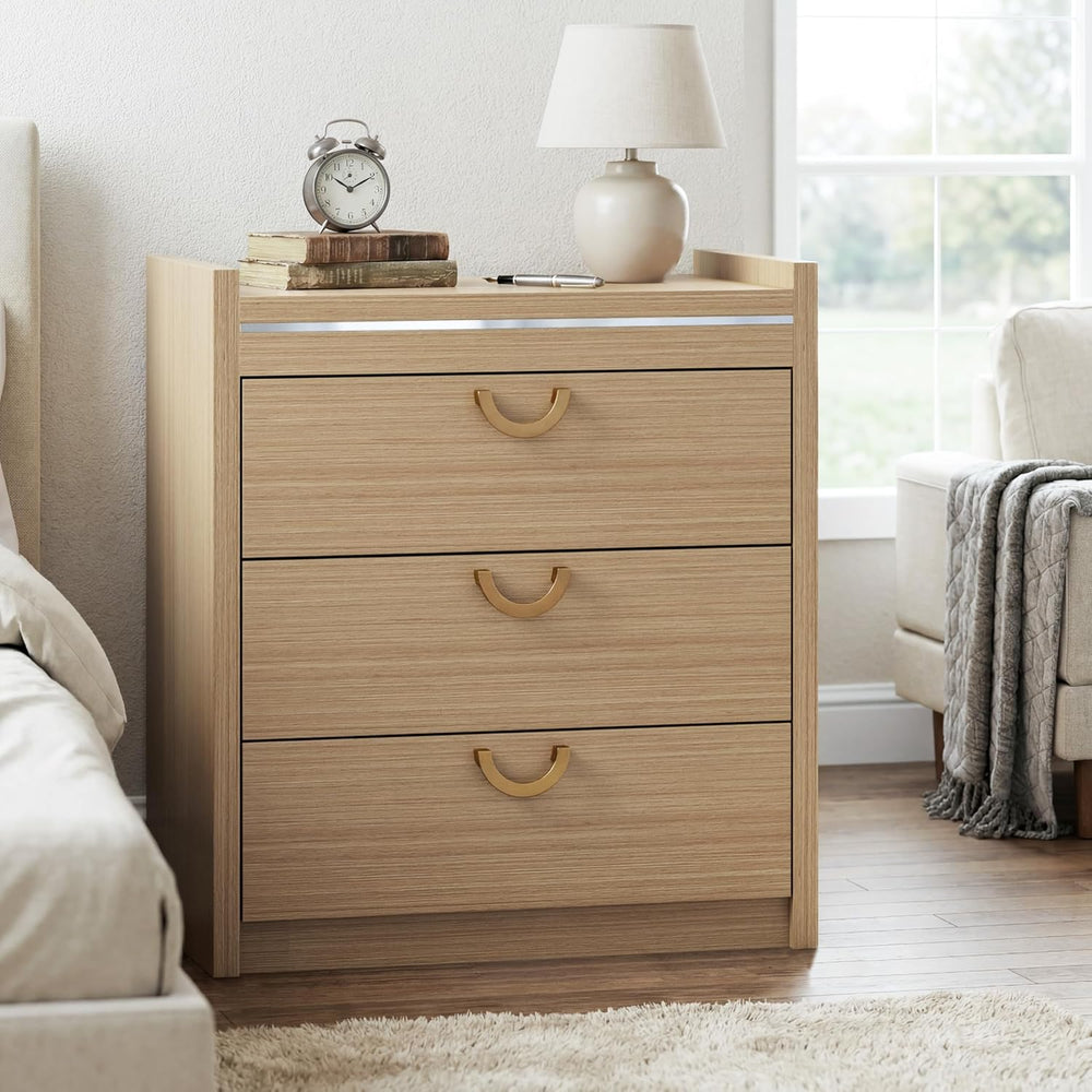 Gyfimoie 3 Drawer Dresser for Bedroom, 30.31" Tall Modern Chest of Drawe...