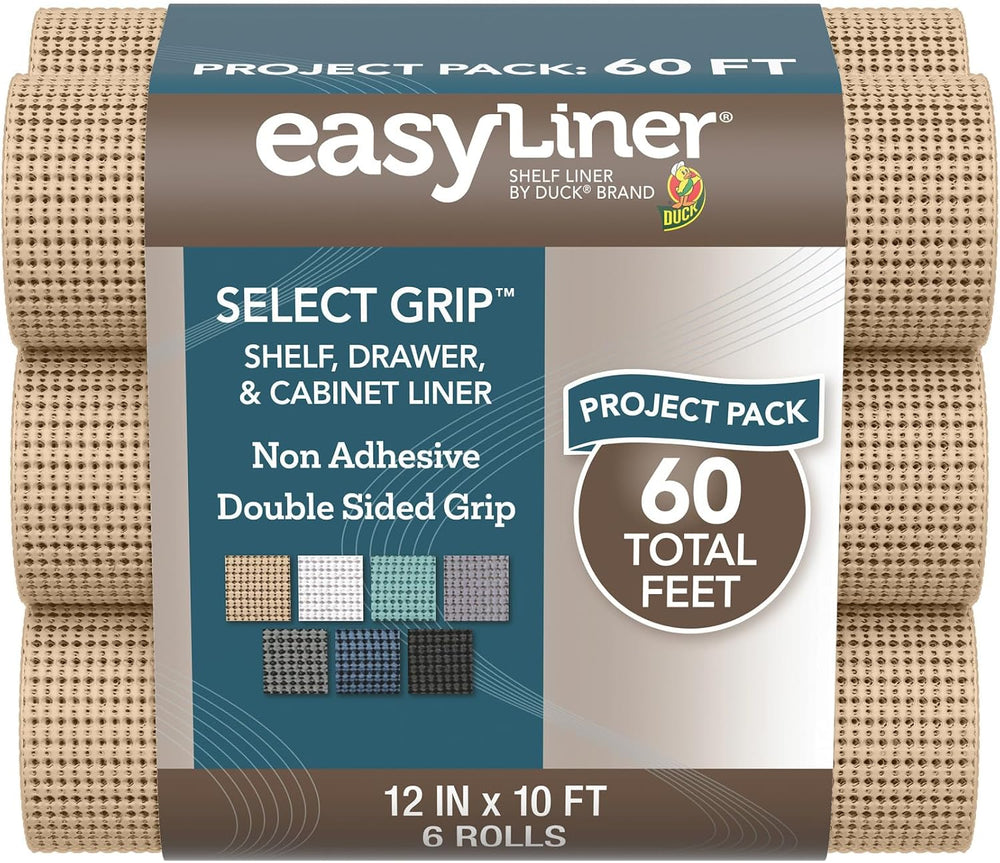 EasyLiner Select Grip Shelf Liner - Easy to Install & Cut to Fit - Non Sl...