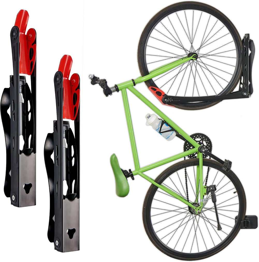 Wallmaster Swivel Bike Rack, Wall Mounted Vertical Bike Storage Hanger