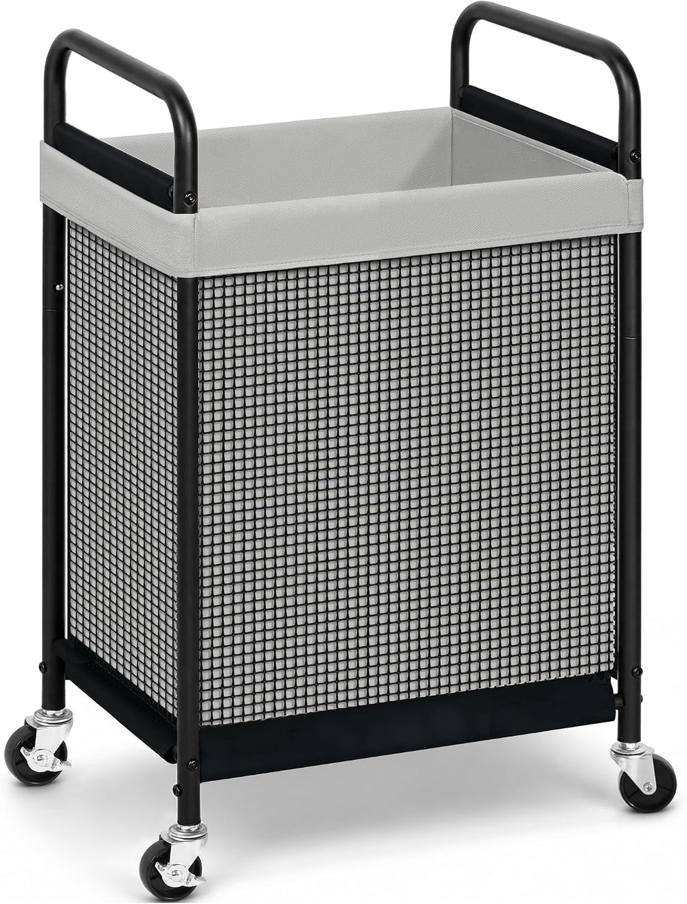 STORAGE MANIAC Rolling Laundry Hamper with Wheels 1-Section Laundry Sorter Ro...