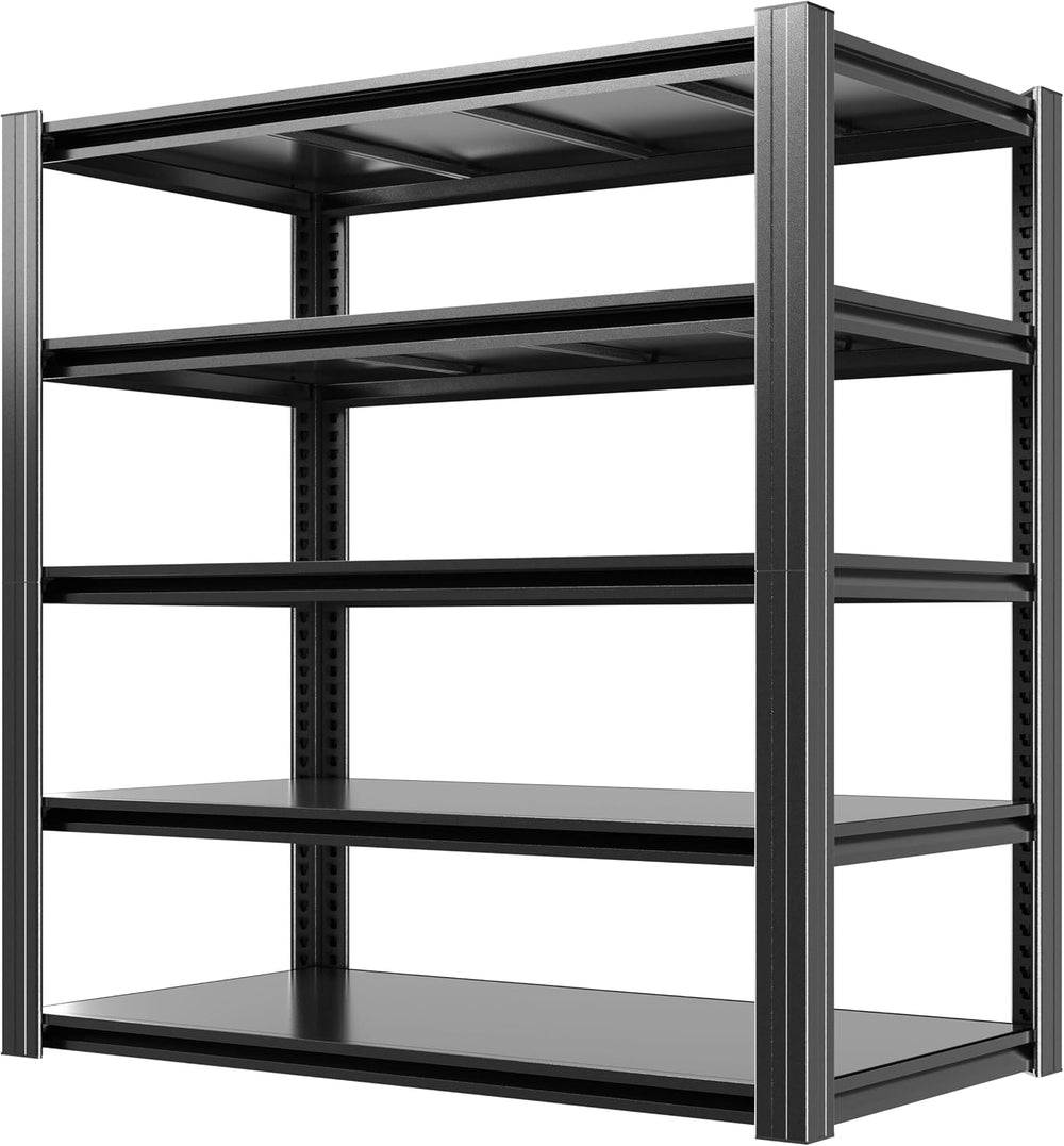 Garage Shelving,72" H Garage Shelves Heavy Duty, 3000Lbs 5 Tier Adjustab...
