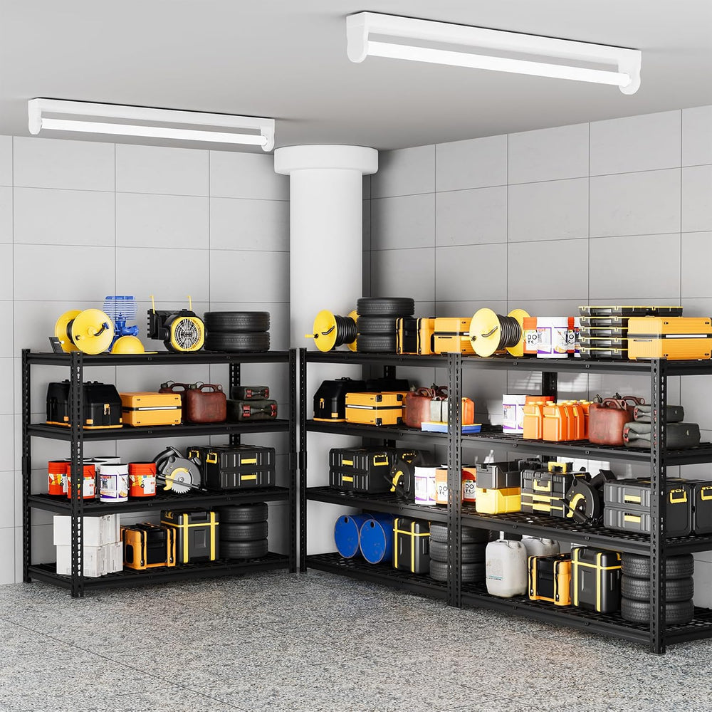 4-Tier 60" W X 24" D X 60" H Garage Shelves 2800LBS Heavy Duty...
