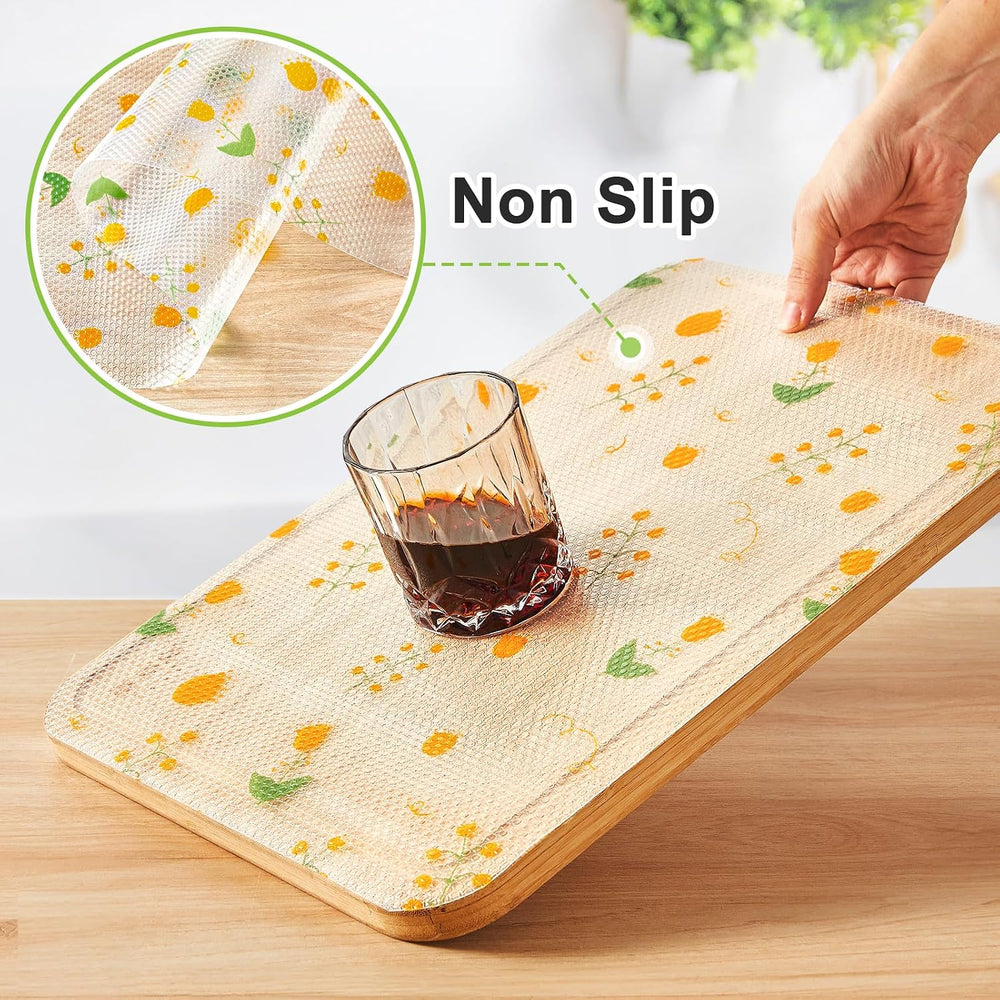 Beautysaid Shelf Liner Non Adhesive — EVA Drawer & Cabinet Liner, Waterpr...