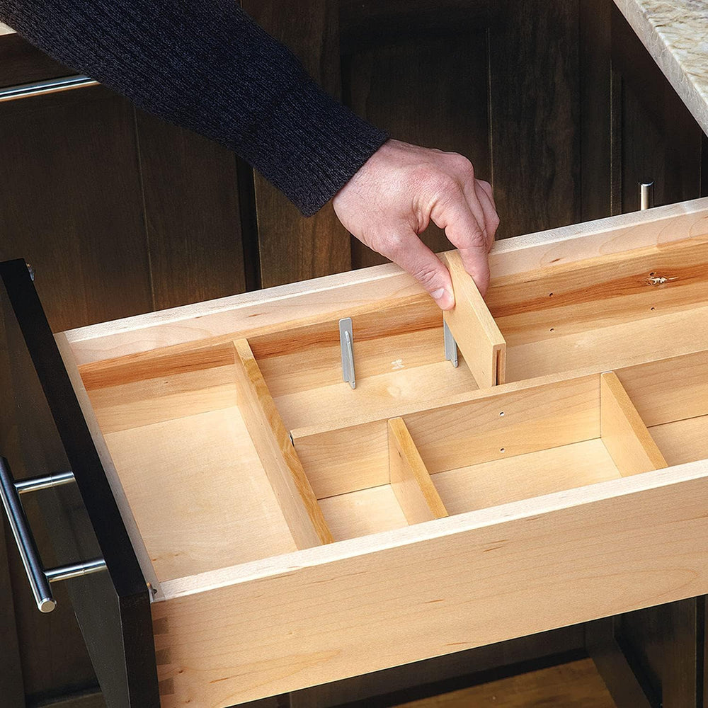 Rev-A-Shelf Customizable Drop-In Kitchen Drawer Organizer Kit for Large Utens...