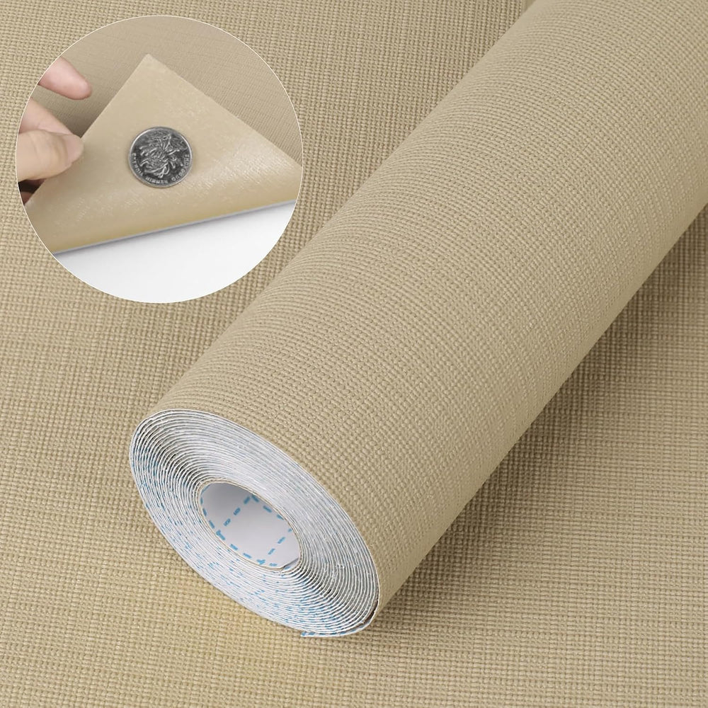 Self Adhesive Shelf Liner, 17.5" x 393.7" Peel and Stick Drawer Lin...