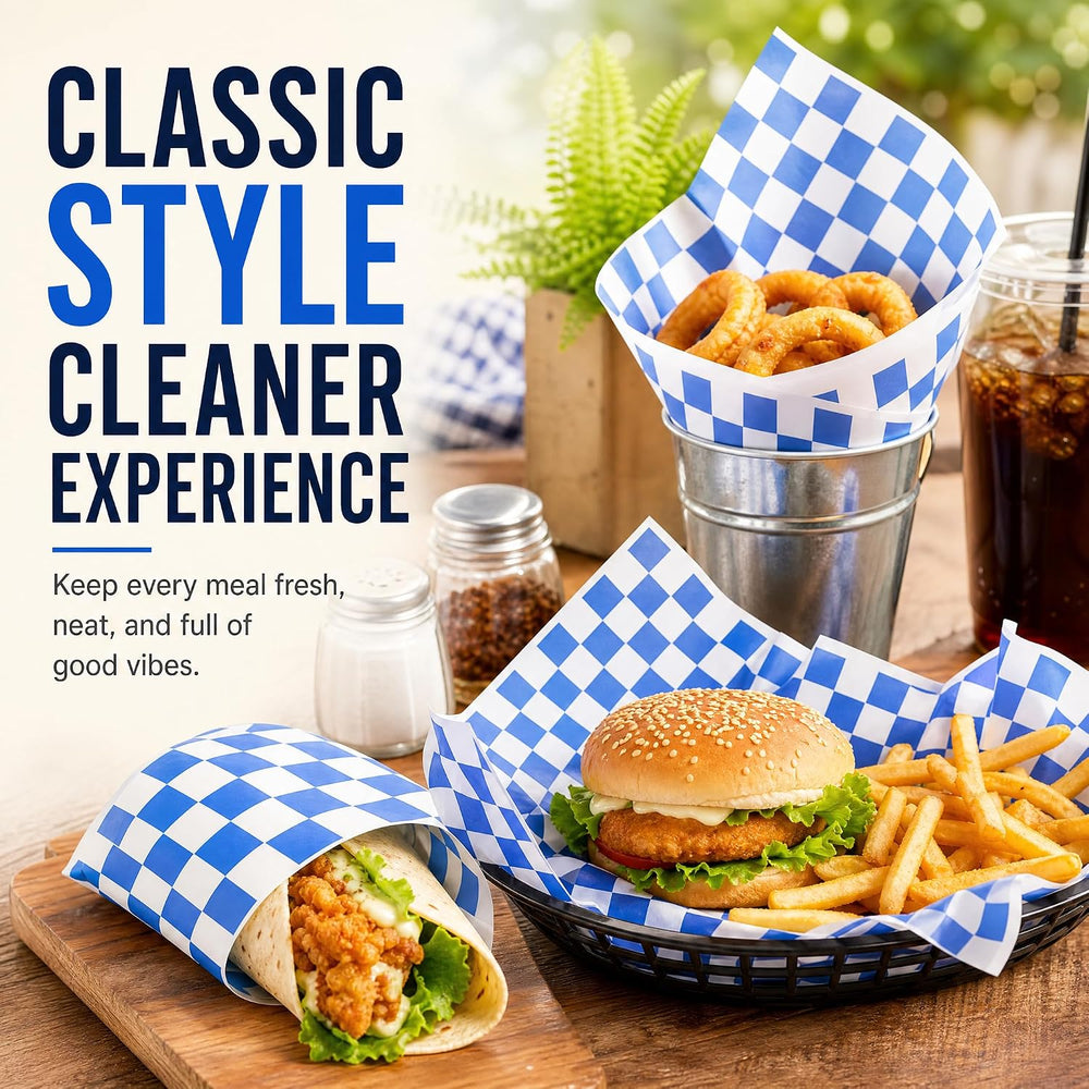 Fasmov 1000 Sheets 12 x 12 inches Sandwich Paper Deli Basket Liner Wrap Food ...