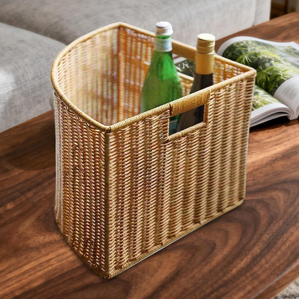 Corner Storage Basket Triangle Storage Box Sturdy Space Saving Fan Shape Narr...
