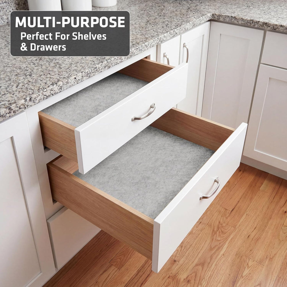 Drymate Premium Luxury Shelf & Drawer Liner, Thick Cushioned Fabric, Non-...