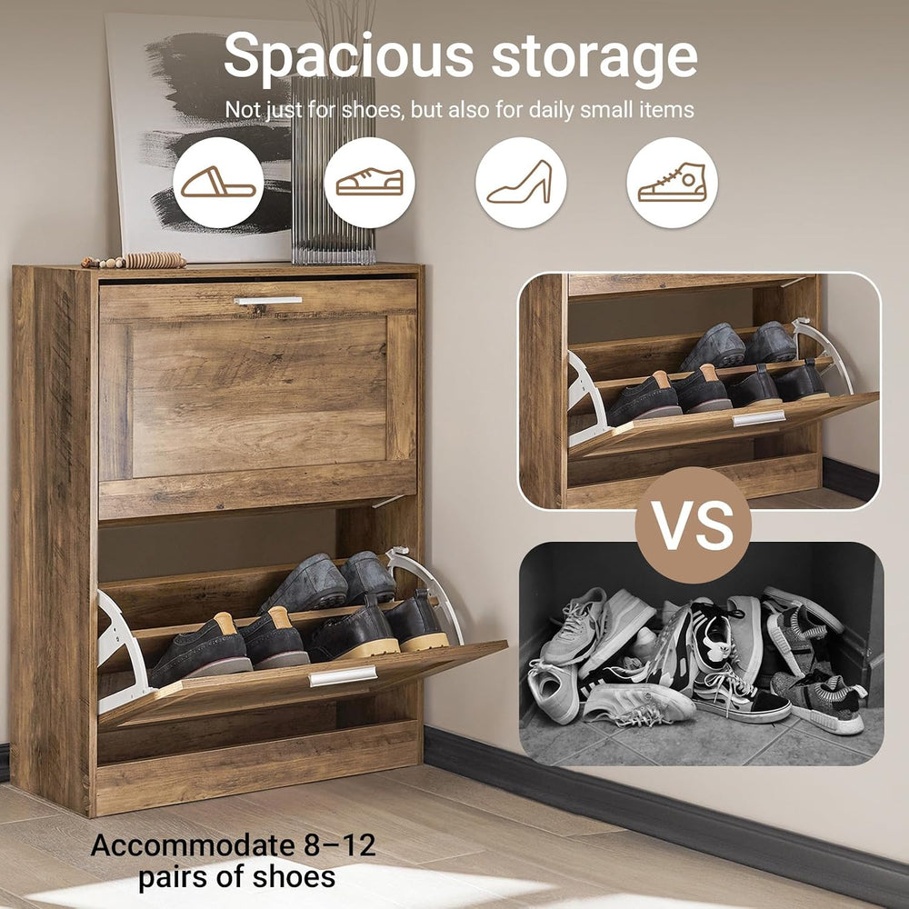 Haotian Shoe Cabinet Storage for Entryway