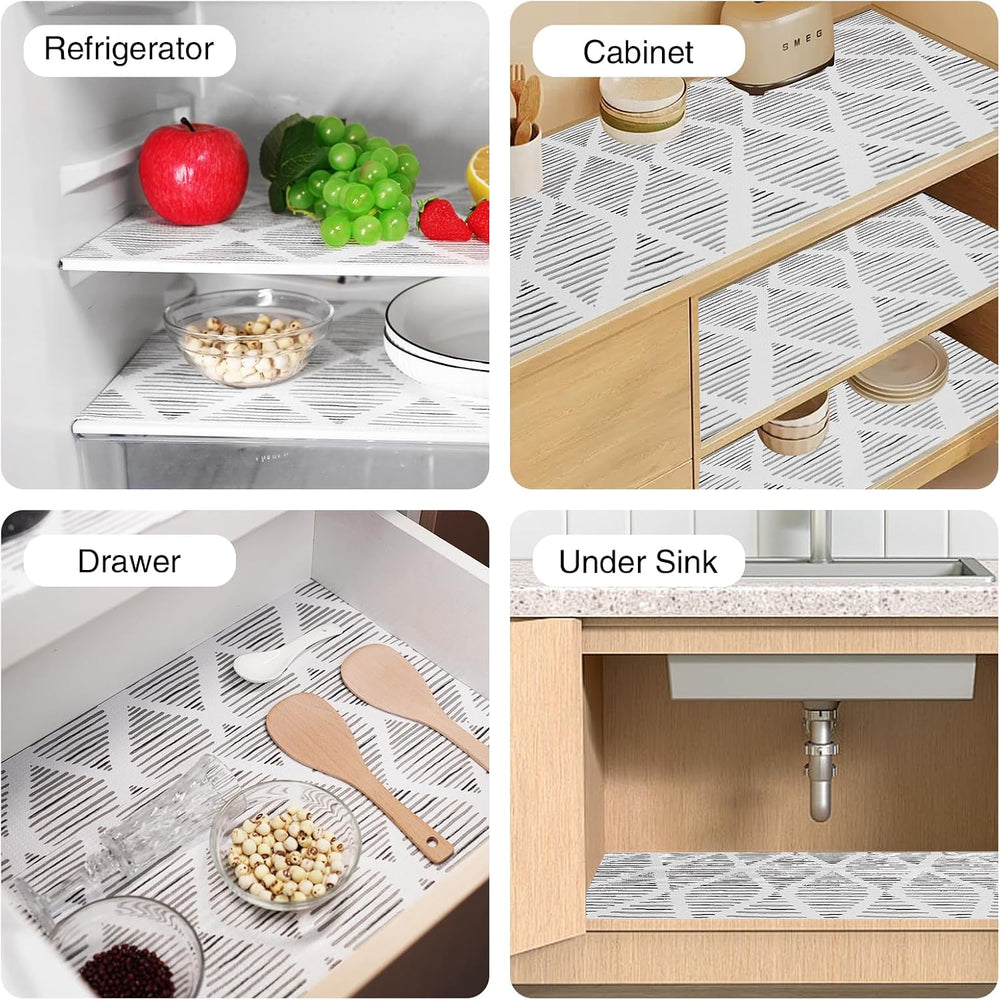 Drawer and Shelf Liner for Kitchen Cabinet Non-Adhesive 18in x 30FT