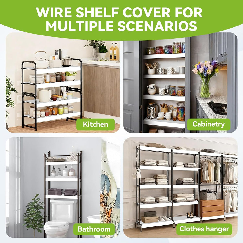 5 PCS Wire Shelf Covers,24*12 Wire Rack Covers for Shelves,0.31in Thick