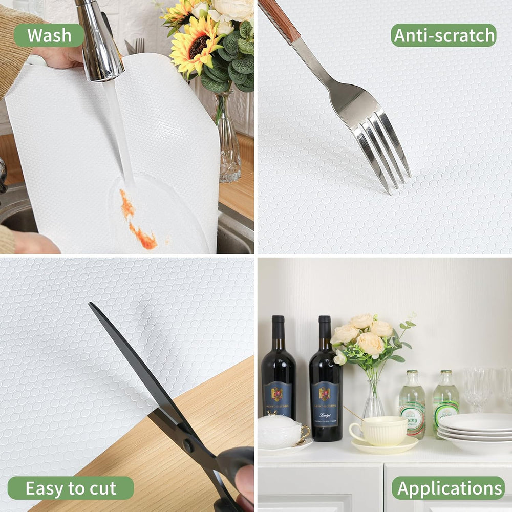 Shelf Liners 27 inch x 20 ft Shelf Liners for Kitchen cabinets nonstick Shelf...