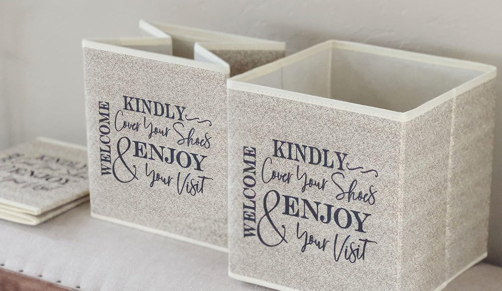 Life Charge Shoe Covers Box - Real Estate Open House Supplies for Realtor Lis...