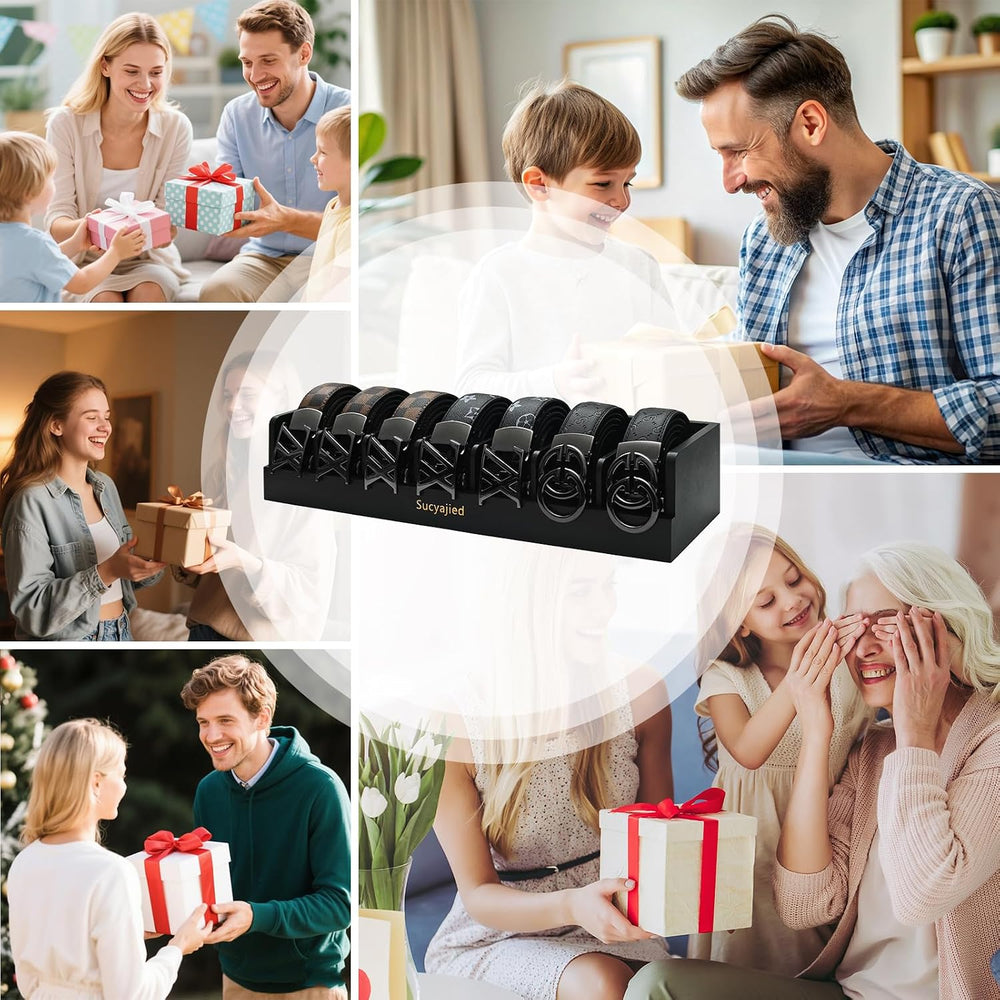 Belt Organizer, Black, 7 Compartments