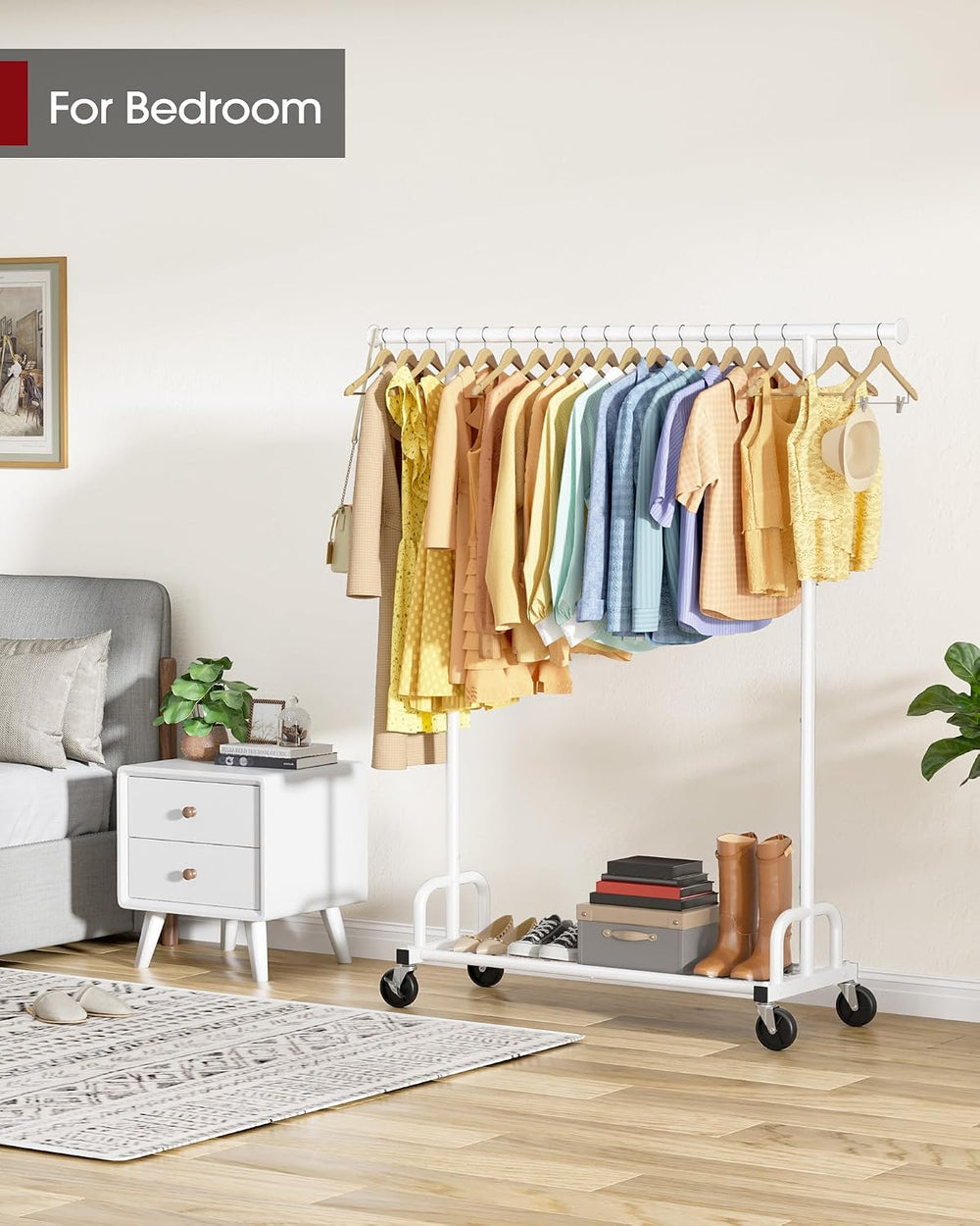 Sakugi Clothes Rack - Large-Capacity Clothing Racks for Hanging Clothes with ...