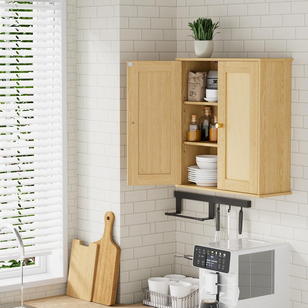 Bathroom Wall Cabinet, Medicine Cabinet with Adjustable Shelves