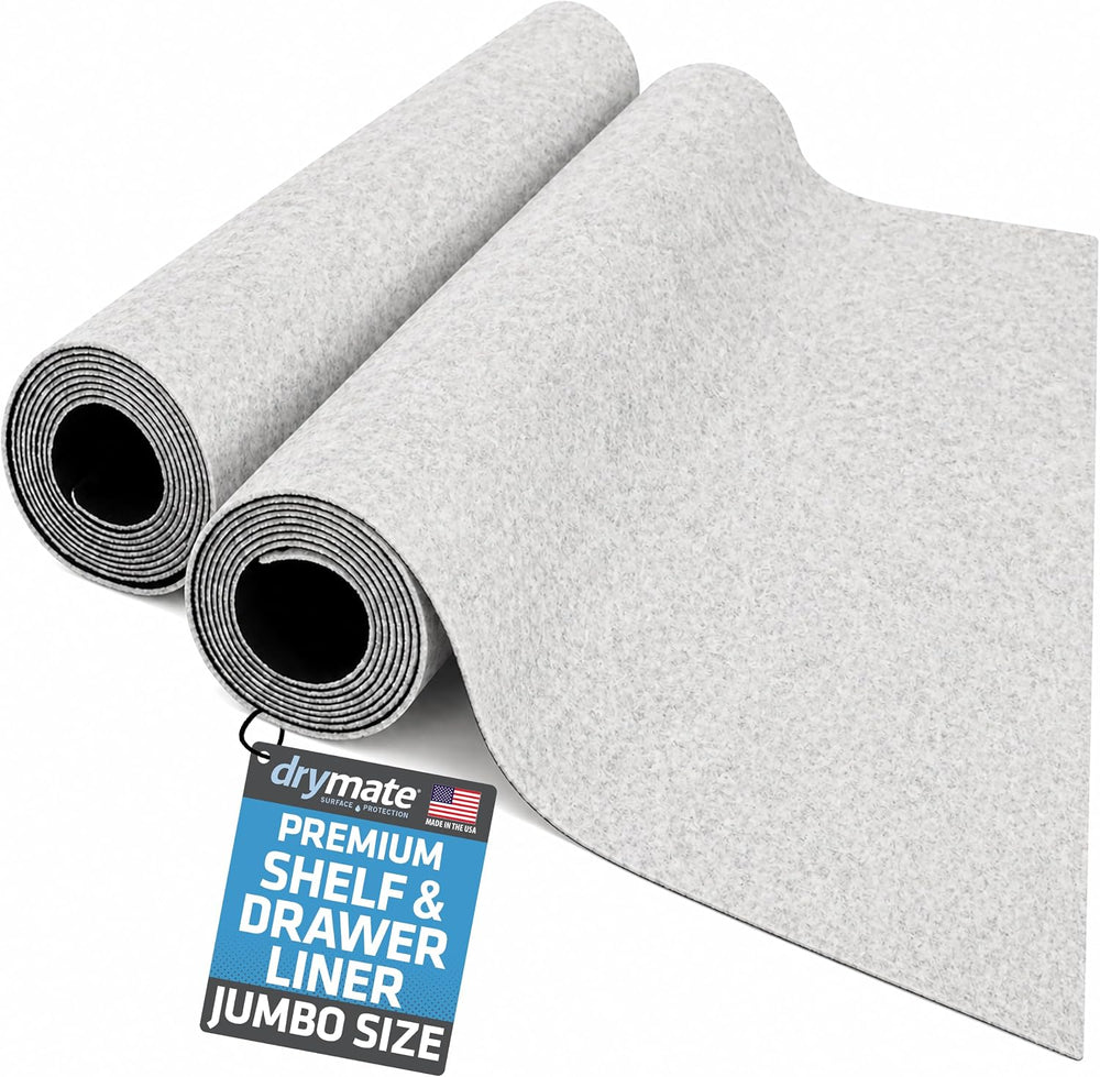Drymate Premium Luxury Shelf & Drawer Liner, Thick Cushioned Fabric, Non-...