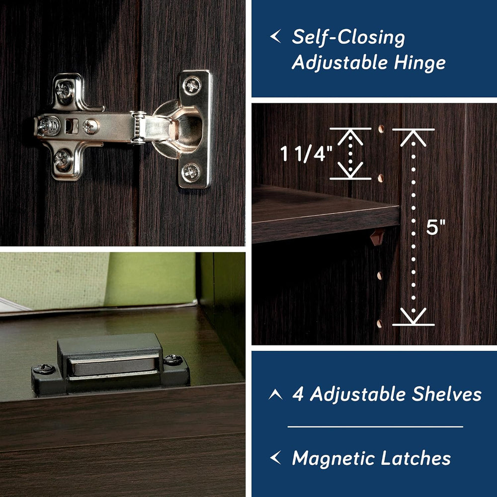 Sauder Storage Cabinet/ Pantry cabinets, 29.61 " x D: 16.02 " x H: ...